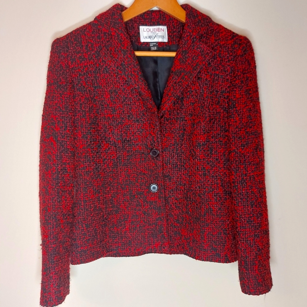 Vintage Louben Tweed skirt suit - Picture 3 of 10